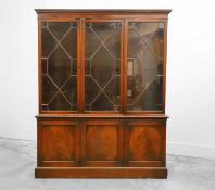 A George III-style library bookcase Late 19th century
