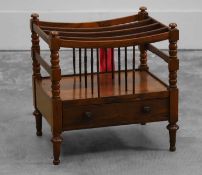 A Regency mahogany music Canterbury 19th century