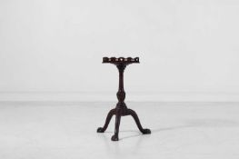 A George II-style mahogany kettle stand 19th century
