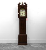 A late George III mahogany 8 day longcase clock Early 19th century
