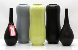 Two Poole Pottery 'Contemporary' vases 1960s