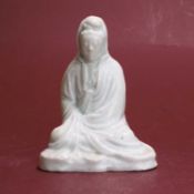 A blanc de Chine figure of Guanyin 20th century