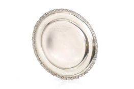 An Egyptian silver salver