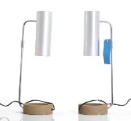 A pair of modernist lamps Of modern manufacture