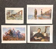 A group of five Chinese Cultural Revolution posters 20th century