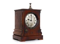 A mahogany cased night watchman's clock Victorian