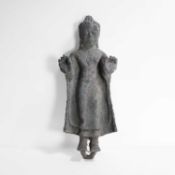 A Thai bronze figure of the Buddha Probably 7th/8th century