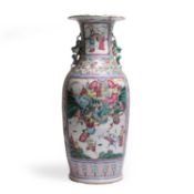 A Chinese famille rose vase Late 19th century