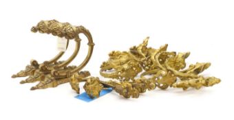 A collection of curtain tiebacks 20th century