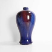 A Chinese flambé-glazed meiping vase Daoguang (1821-1850)