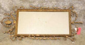 A Neo-Classical giltwood wall mirror Second half of the 19th century