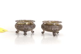 A pair of silver salts