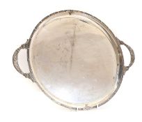 An Irish silver salver