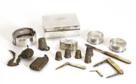 A collection of silver Chester, 1909