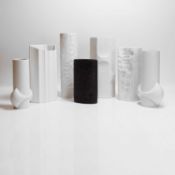 German 'Op Art' Three Rothenthal 'Studio Linie' vases