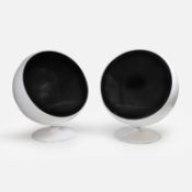 After Eero Aarnio A pair of ball chairs