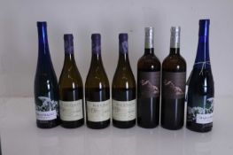 A selection of Spanish white wines,