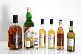 A selection of Scotch Whiskies,