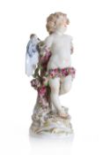 A Meissen standing Cupid figure, 19th century,