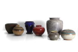A collection of ceramic vases, 20th century and later,