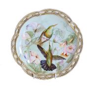 A French porcelain comport, 19th century,