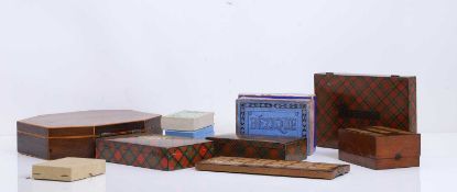 A collection of games and game boxes, 19th century and later,