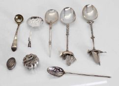 A collection of silver, various dates and marks,