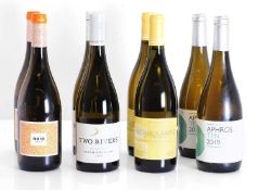 A selection of white wines,