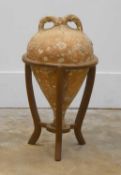 A terracotta amphora,