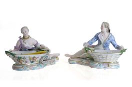 A pair of Meissen sweet dishes, 19th century,