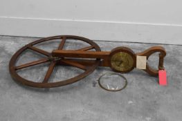 A Georgian mahogany Waywiser, late 18th century,