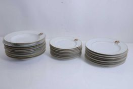 Of King Edward VII Royal Interest: a collection of Pirkenhammer dinnerwares, circa 1900-1909,