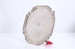 A silver salver,