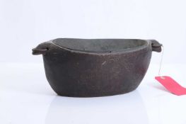 A Scandinavian carved wood bowl,