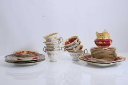 A collection of Continental porcelain, mid 19th century,