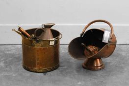 Copper and brass wares, 20th century and later,