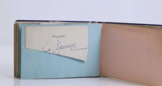 An autograph book, 2nd quarter of the 20th century,