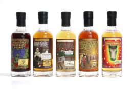 A selection of That Boutique-y Whisky Company whiskies,