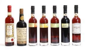 A selection of sherries,