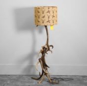 A collection of antler furniture and lighting, of recent manufacture,