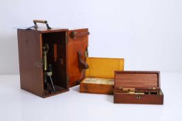 A brass drum microscope,