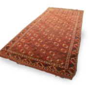 A large Tekke type carpet, 20th century, Turkestan,