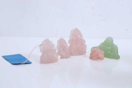 A collection of jadeite carvings,