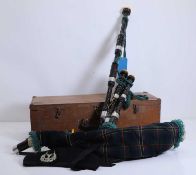 A set of bagpipes, 20th century,