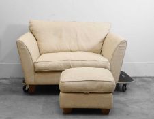 A loveseat sofa, of recent manufacture,
