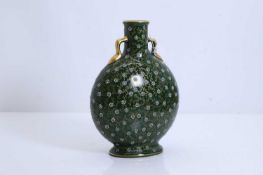 A porcelain moon flask, in the Chinese-style,