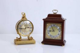 A Garrard mahogany mantel clock,