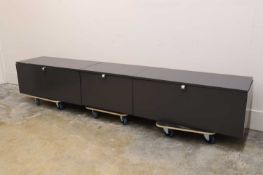 A modern wall unit, of recent manufacture,