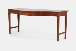 A George III mahogany serving table, c.1790,