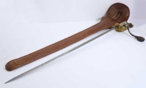 A Royal Navy officer's sword, 20th century,